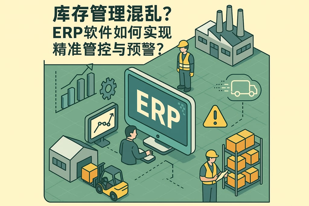 库存管理混乱？ERP 软件如何实现精准管控与预警？